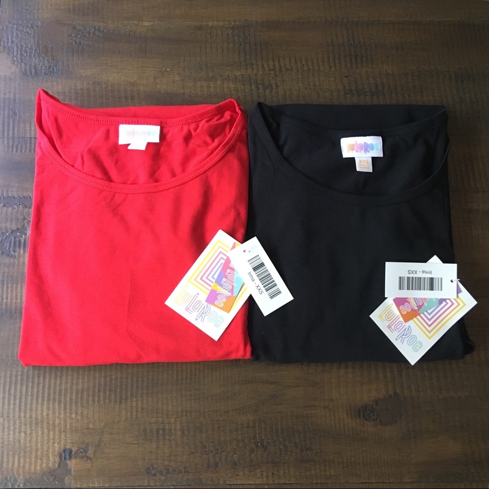 Set Of Solid Lularoe Irma’s, Xxs And NWT!
